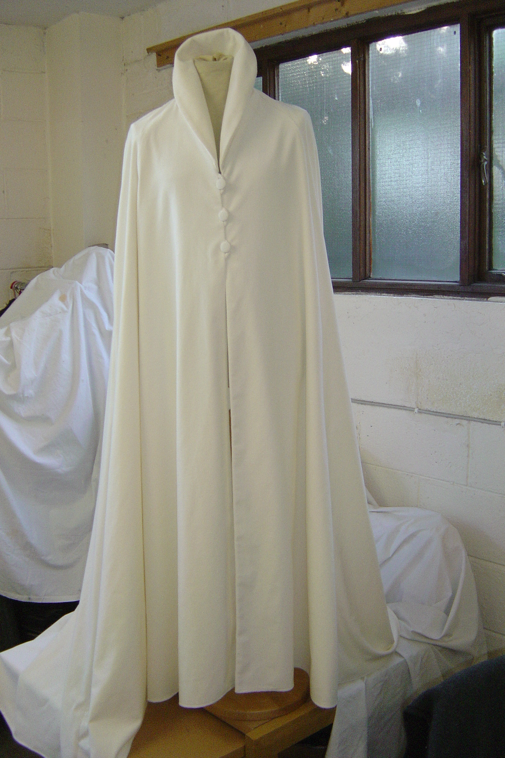 velvet wedding cape