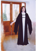Dark Rosaline Cloak - Item # R.01 handcrafted in Ireland by Siobhan Wear