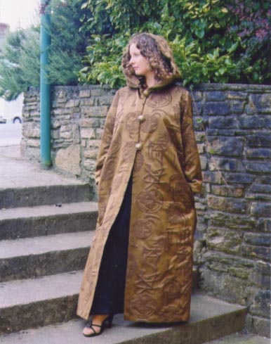 Evening Coat - Item No: 061 handcrafted in Ireland by Siobhan Wear